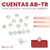 Cuentas AB-TR Perla Facetada 12mm x Bolson 500gr - 460u - comprar online