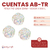 Imagen de Cuentas AB-TR Perla Trenzada 12mm x Bolson 500gr - 960u