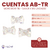 Imagen de Cuentas AB-TR Moño Bow Tie 22x15mm x Bolson 500gr - 185 unidades