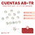 Cuentas AB-TR Perla Facetada 10mm x 25gr - 42 unidades - tienda online