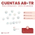 Cuentas AB-TR Perla Craquelada 20mm x 25gr - 10 unidades - CandyCraft