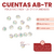 Cuentas AB-TR Perla Facetada 16mm x 25gr - 9 unidades - CandyCraft Souvenirs en Once