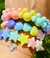 Cuentas Pastel Estrellas 3D x Bolson 500gr 2200 unidades - CandyCraft Souvenirs en Once