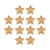 Cuenta Metalizada Estrella Dorada 8mm x 25gr - 270u - tienda online