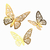 Mariposas Metalizadas x 12 unidades