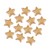 Imagen de Cuenta Metalizada Estrella Dorada 8mm x 25gr - 270u