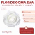 Imagen de Flores de Goma Eva Elaboradas Grandes