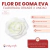Imagen de Flores de Goma Eva Elaboradas Grandes