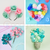 Flores de Goma Eva con Tul x 90u