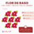 Flor de Raso con Hojita y Perla Central x 12 unidades - CandyCraft Souvenirs en Once