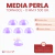 Media Perla Tornasol 6mm 9200u x500gr Bolson - CandyCraft Souvenirs en Once
