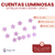 Cuentas Luminosas Estrellitas 10mm x Bolson 500gr 2000u - tienda online