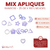 Mix de Apliques Rainbow x 25gr 190 unidades en internet