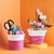 Maceta Redonda 10cm Decorada con Papel Trensado - tienda online