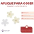 Apliques para Coser Tramados - Flor 3cm x 10 unidades - comprar online