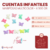 Cuentas Pastel Mariposas Multicolor 500gr - 1700 unidades en internet