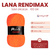 Lana Semi Gruesa Rendimax 100gr - Rinde 235 mts - comprar online
