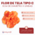 Flores de Tela Tipo C x unidad