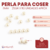 Perla para Coser 8mm x25g - 110 unidades - CandyCraft Souvenirs en Once