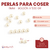 Perla para Coser 8mm x 500g - 2200 unidades