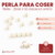 Perla para Coser 10mm x25g - 50 unidades - CandyCraft Souvenirs en Once