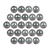 Cuentas AB-TR Perla Craquelada 12mm x Bolson 500gr - 440 unis - CandyCraft Souvenirs en Once