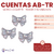 Cuentas AB Moño Coquette 29x23mm x Bolson 500gr - 110 unidades en internet