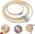 Pack 4 Bastidores Bambu con tornillo 15 20 26 30 cm