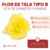 Flores de Tela Tipo B x unidad