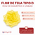 Flores de Tela Tipo D x unidad