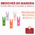 Broches de Madera Extra Mini 2,5cm Multicolor x 3000 unidades - CandyCraft Souvenirs en Once