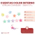 Cuentas Color Interno Estrellas con Relieve 15mm x 25gr 27 unidades - comprar online
