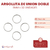 Argollita de Union Doble - 8mm x50 unidades - comprar online
