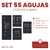 Set Agujas para Coser a Mano x 55 Facil Enhebrado - comprar online
