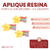 Aplique de Resina - AI - Estrella con Arco Iris x 5 unidades - comprar online