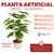 Planta Artificial 1 Metro - Filodendros en internet