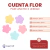 Flor Chunky 20mm x Unidad en internet