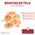 Rositas de Tela con cabo x 30 unidades - CandyCraft Souvenirs en Once