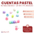 Cuentas Pastel Rondeles Medianos 5x6mm x 25gr 170 unidades - comprar online