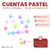 Cuentas Pastel Estrella Mediana 14mm x 25gr 55 unidades - comprar online