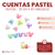 Cuentas Pastel Raton 8mm x 25gr 60 unidades - comprar online