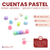 Cuentas Pastel Rondeles Medianos x Bolson 500gr 3400 unidades - comprar online