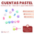 Cuentas Pastel Estrellas 3D x Bolson 500gr 2200 unidades - comprar online