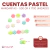 Cuentas Pastel Margaritas 10mm x Bolson 500gr 1700 unidades - comprar online