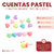 Cuentas Pastel Corazon Grande 15mm x Bolson 500gr 800 unidades - comprar online