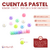 Cuentas Pastel Rondel Chico 4x8mm x Bolson 500gr 3400 unidades - comprar online