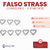 Falso Strass Corazones x 9 Metros en internet