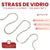 Strass de Vidrio Engarzado Continuo SS12 3mm X 9 Metros en internet