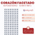 Corazón Autoadhesivo 10mm Facetado x 168unis - comprar online