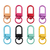 Llavero Mosqueton - Multicolor x 10 unidades - comprar online